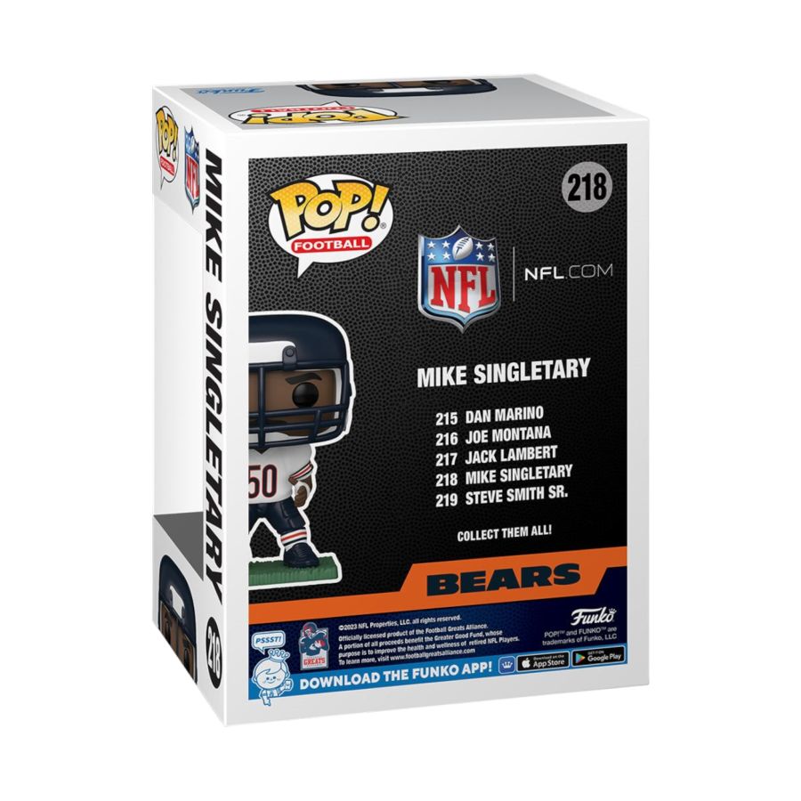NFL: Legends - Mike Singletary (Bears) Pop! Vinyl