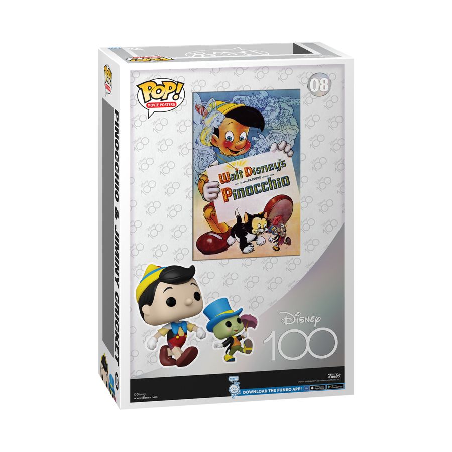 Pinocchio (1940) - Pinocchio & Jiminy Cricket Pop! Poster