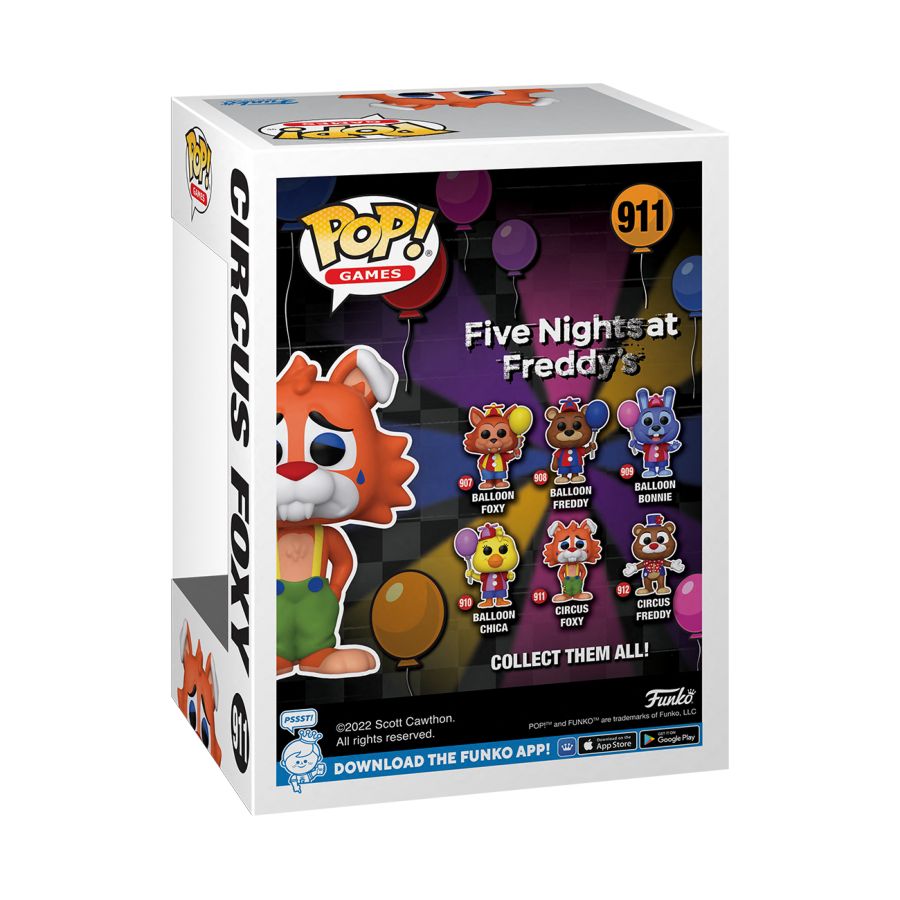 Five Nights at Freddy's - Circus Foxy Pop! Vinyl