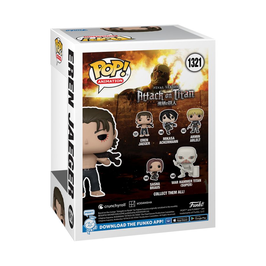 Attack on Titan - Eren Jeager Pop! Vinyl