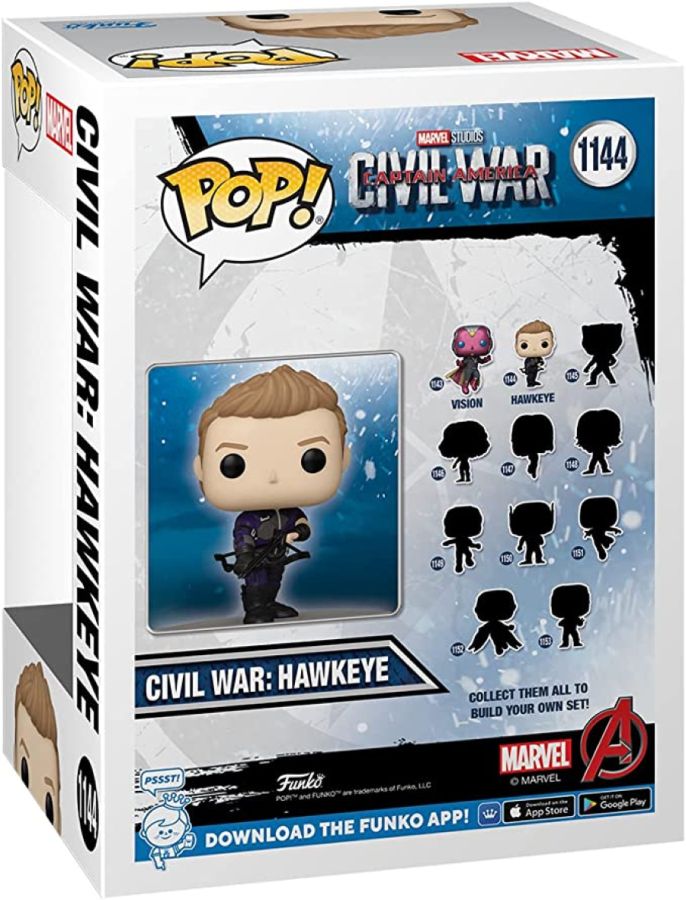 Captain America 3: Civil War - Hawkeye Build A Scene US Exclusive Pop!