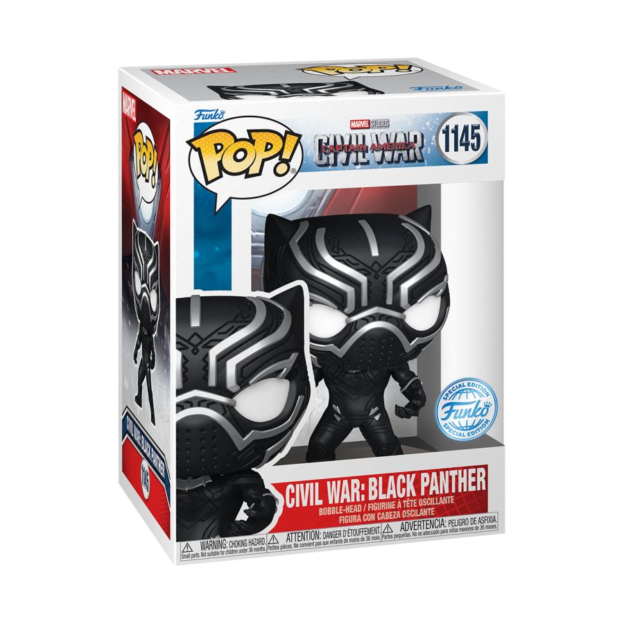 Captain America 3: Civil War - Black Panther Build-A-Scene US Exclusive Pop! Vinyl
