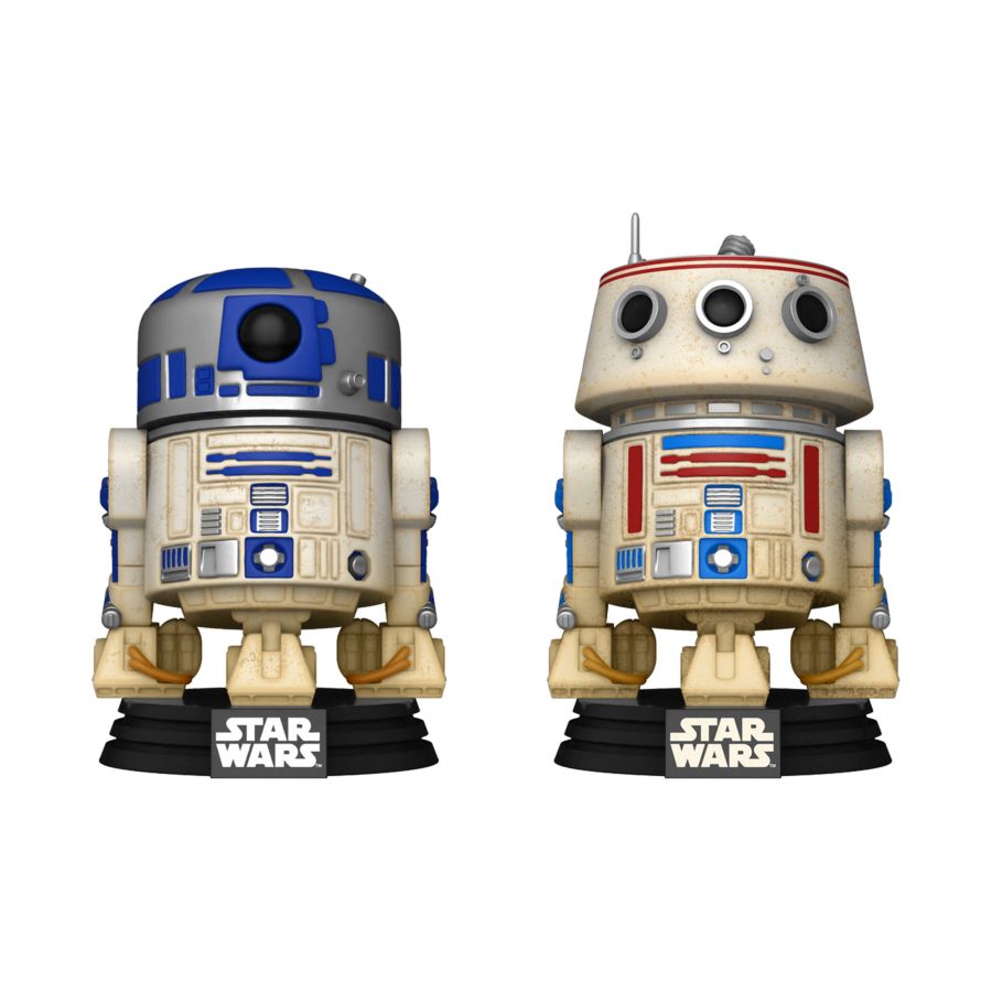 Star Wars - R2-D2 & R5-D4 STAR WARS CELEBRATION 2023 Exclusive Pop! Vinyl 2-Pack