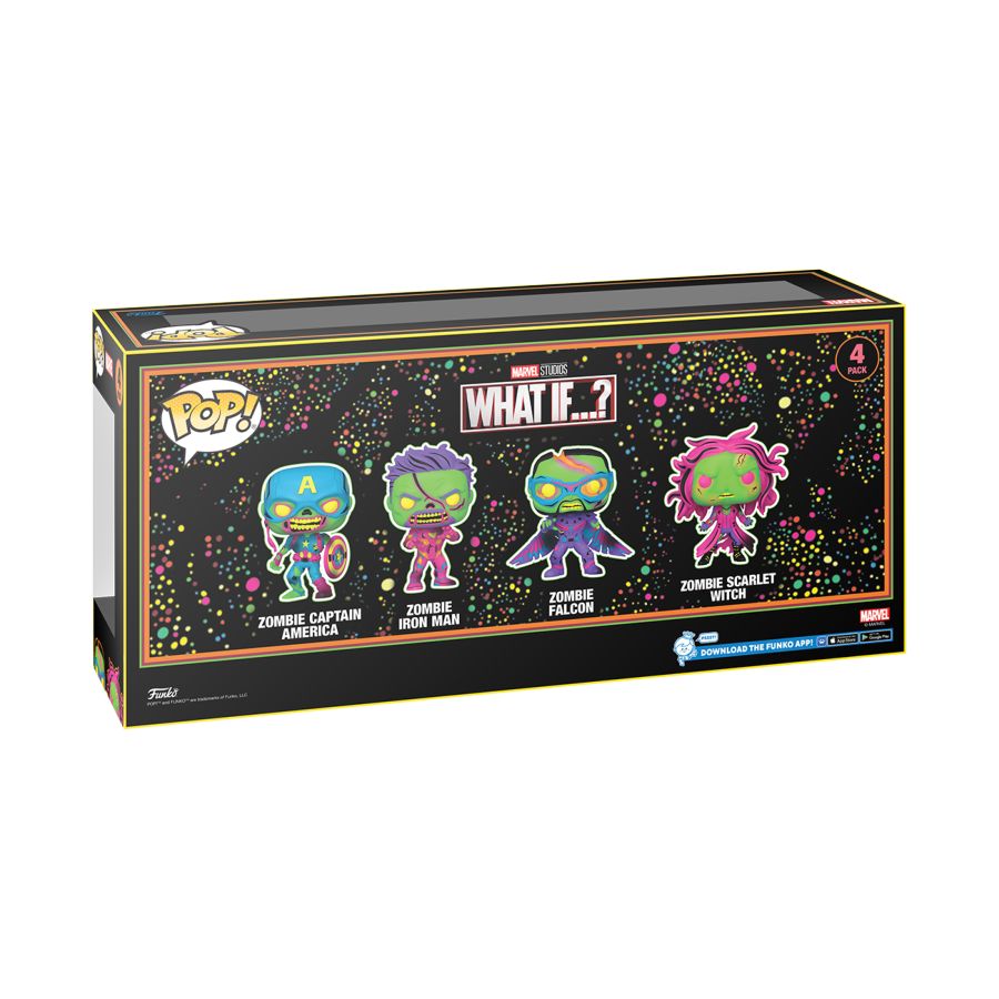What If...? - Blacklight US Exclusive Pop! Vinyl 4-Pack