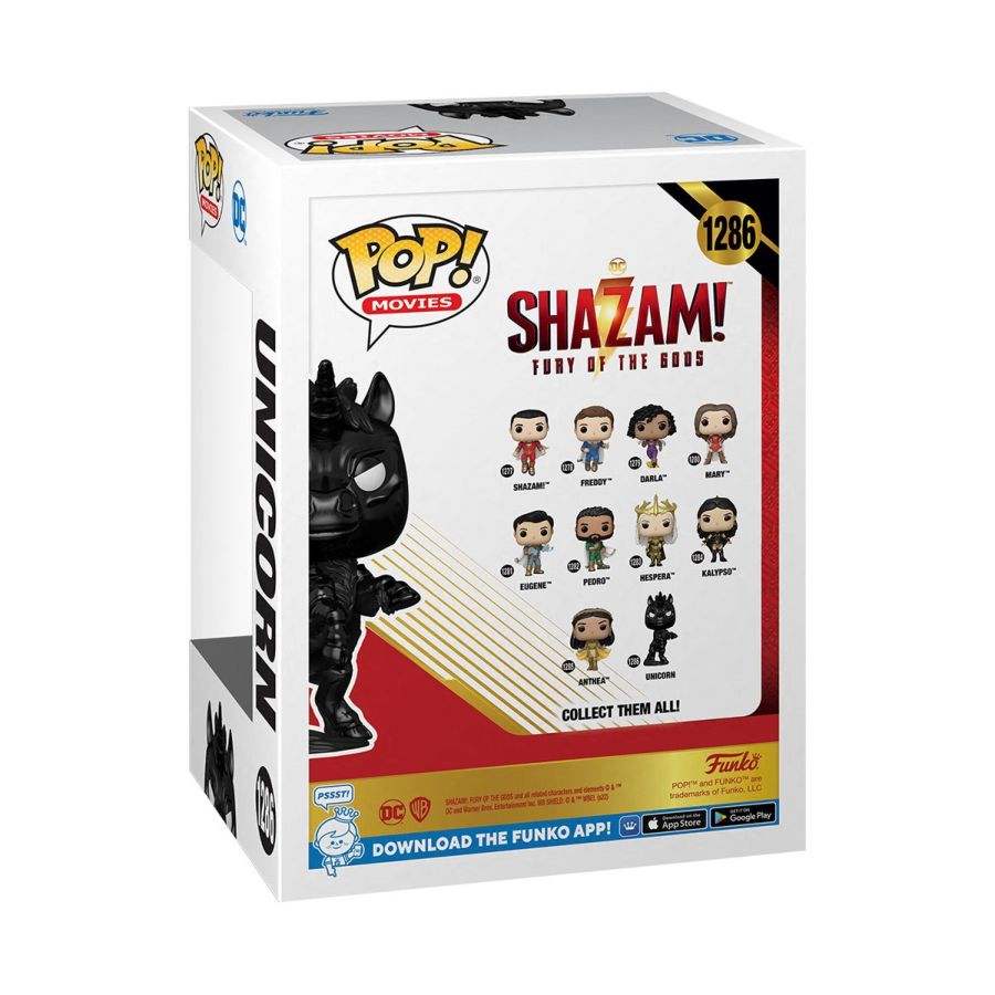 Shazam! 2: Fury of the Gods - Unicorn Pop! Vinyl