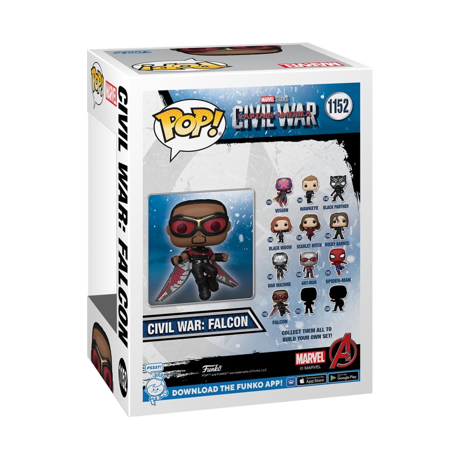 Captain America: Civil War - Falcon US Exclusive Build-A-Scene Pop! Vinyl