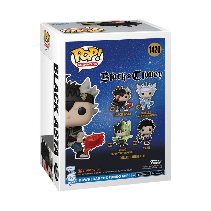 Black Clover - Black Asta Pop! Vinyl