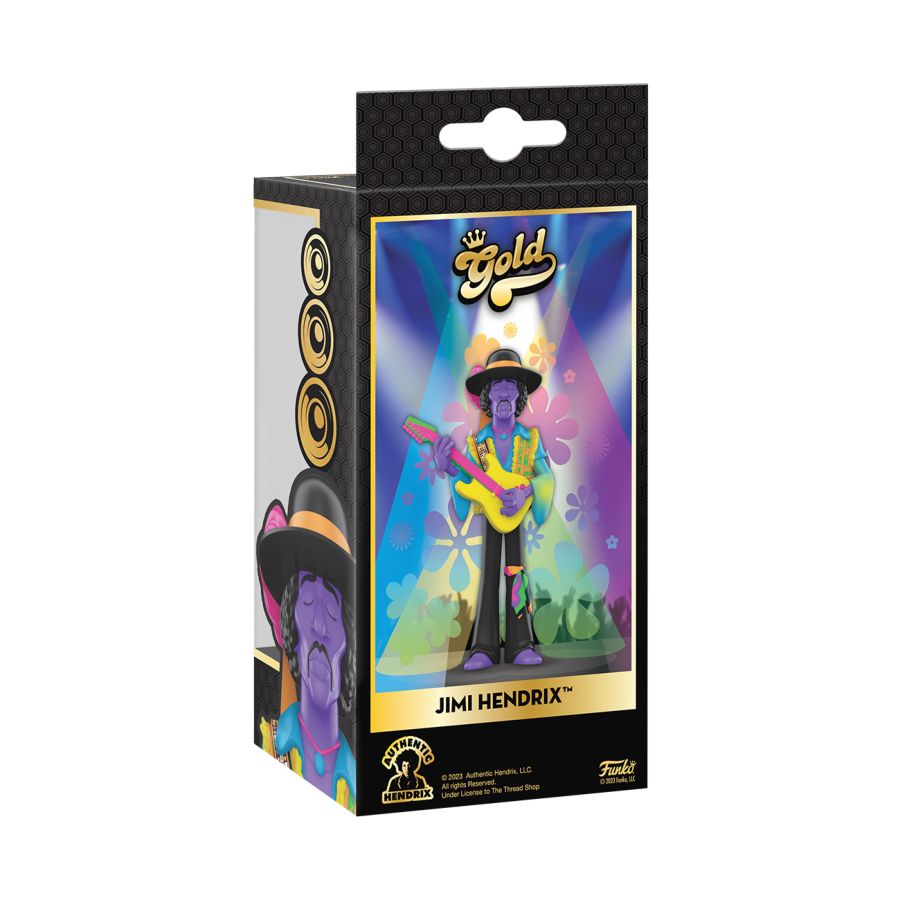 Jimi Hendrix - Jimi Hendrix Blacklight 5" Vinyl Gold