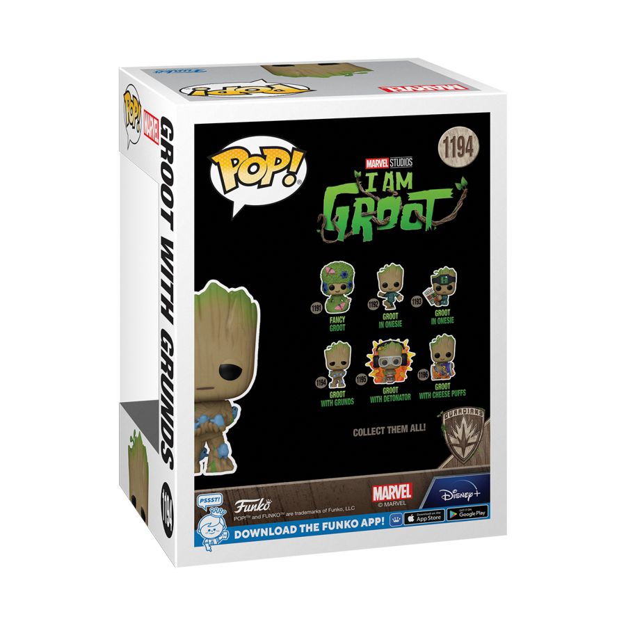 I Am Groot (TV) - Groot w/Grunds Pop! Vinyl