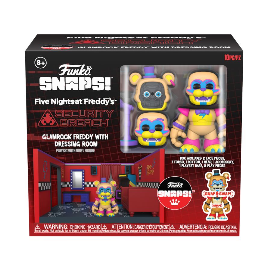 Five Nights at Freddy's: Security Breach - Freddy's Room Snap Playset
