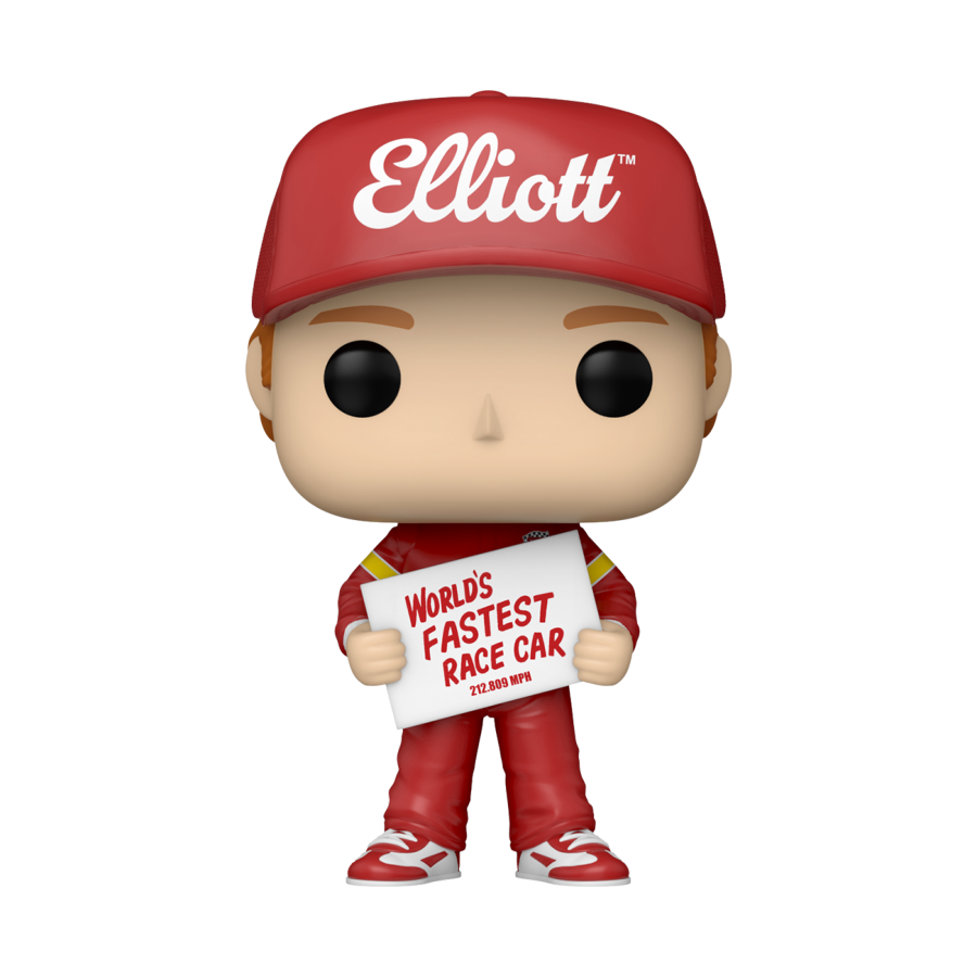Nascar - Bill Elliott holding Fastest Race Car Sign Pop! Vinyl