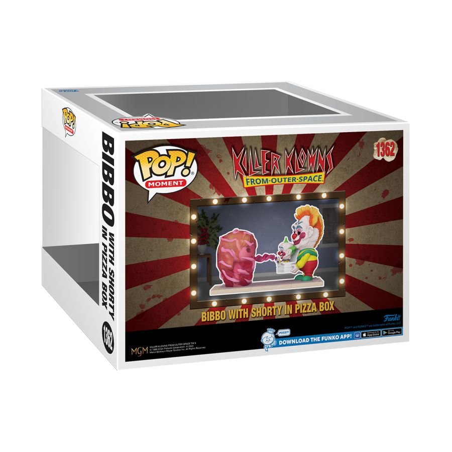 Killer Klowns from Outer Space - Bibbo with Shorty in Pizza Box US Exclusive Pop! Moment