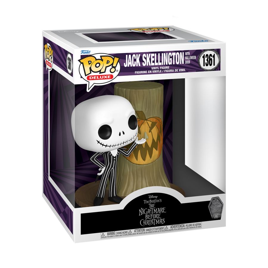 The Nightmare Before Christmas - Jack with Halloween Town Door 30thAnniversary Pop! Deluxe