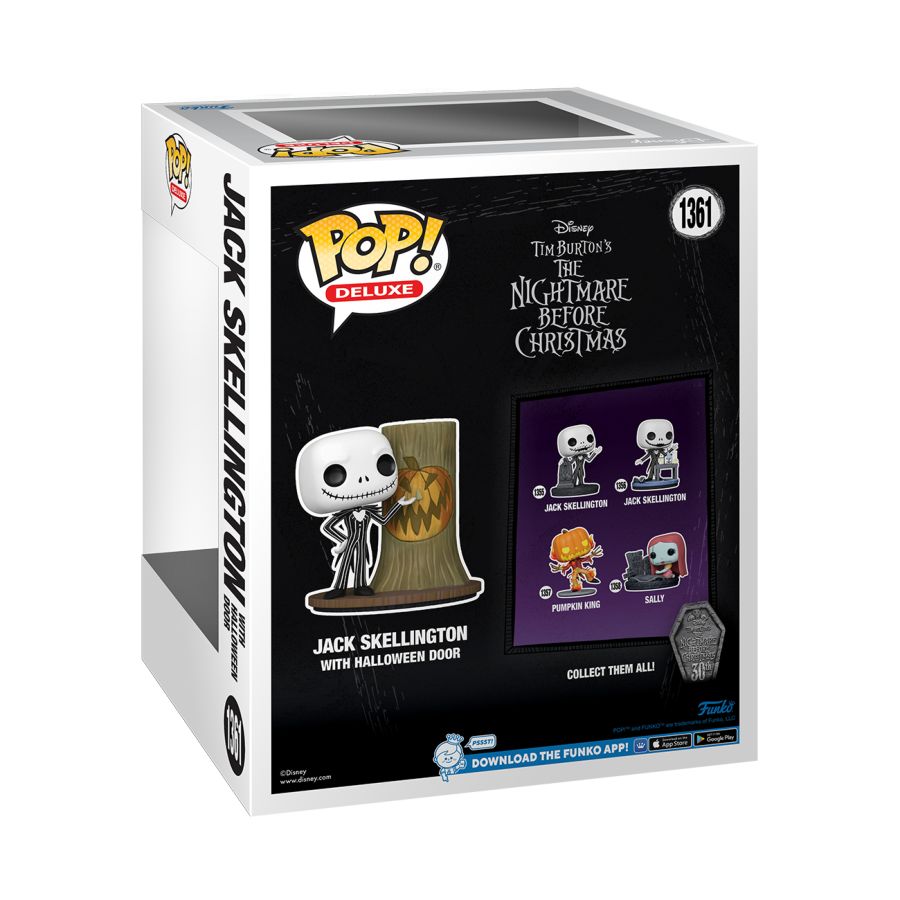 The Nightmare Before Christmas - Jack with Halloween Town Door 30thAnniversary Pop! Deluxe
