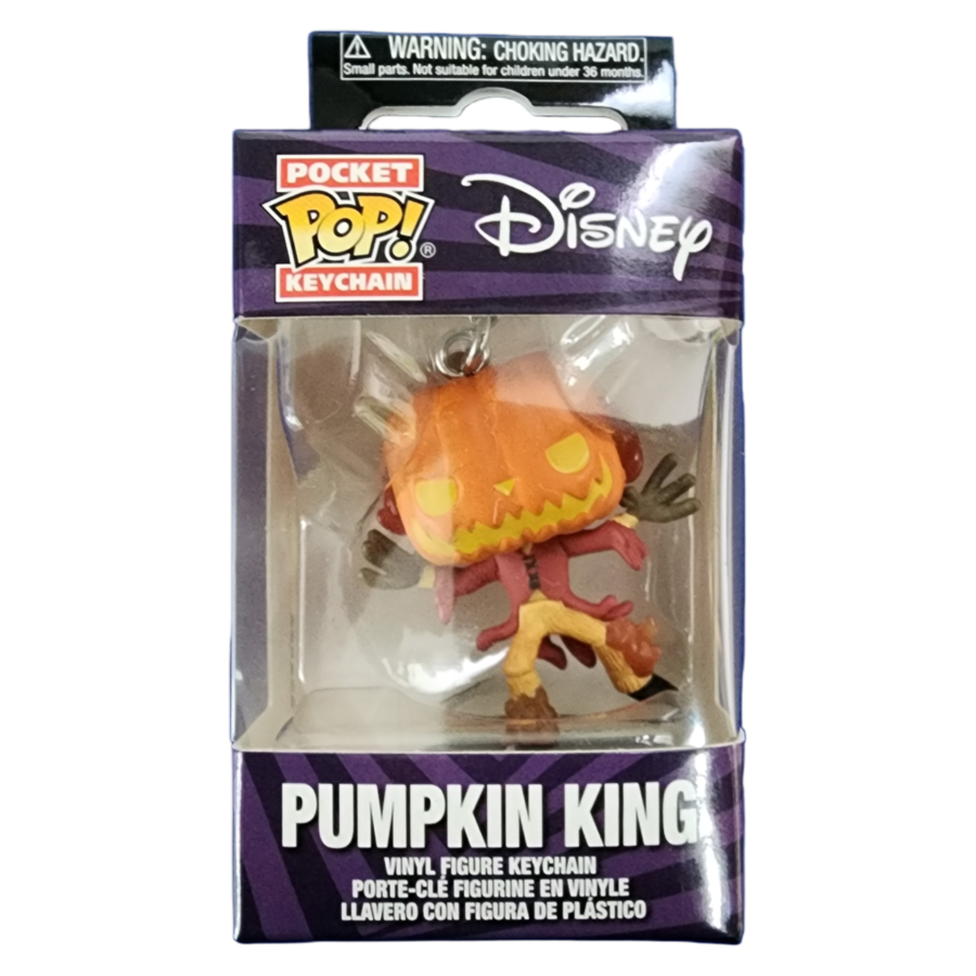 Nightmare Before Christmas - Pumpkin King 30th Anniversary Pop! Keychain