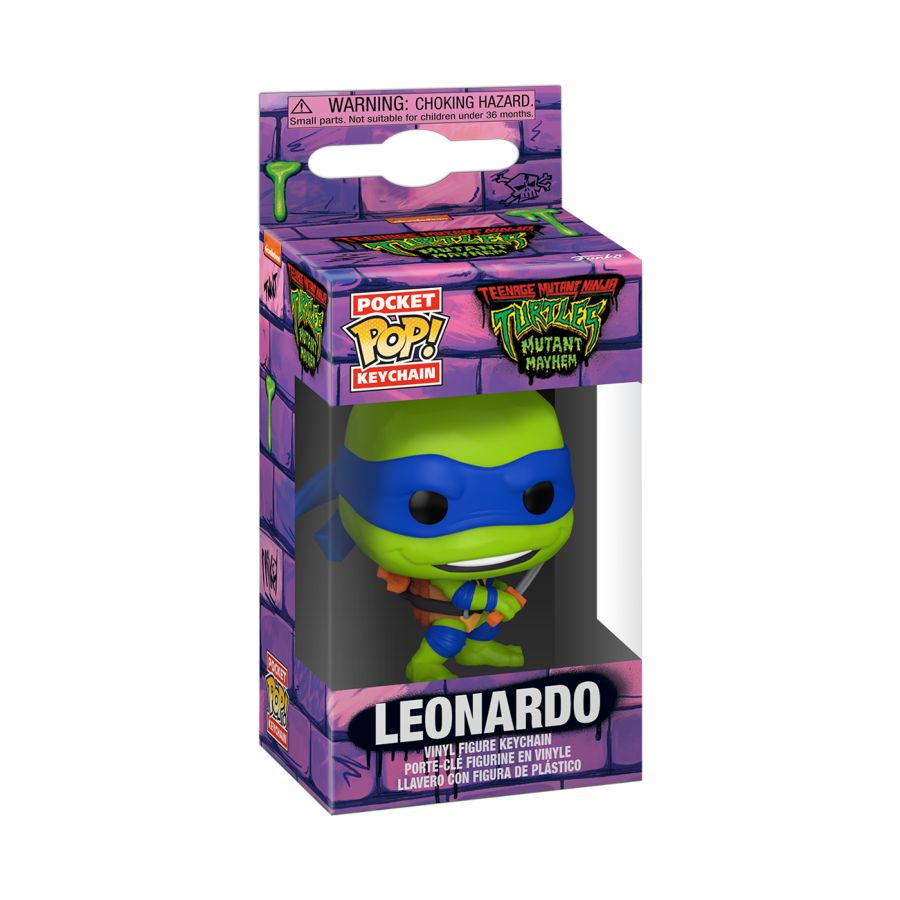 Teenage Mutant Ninja Turtles: Mutant Mayhem (2023) - Leonardo Pop! Keychain