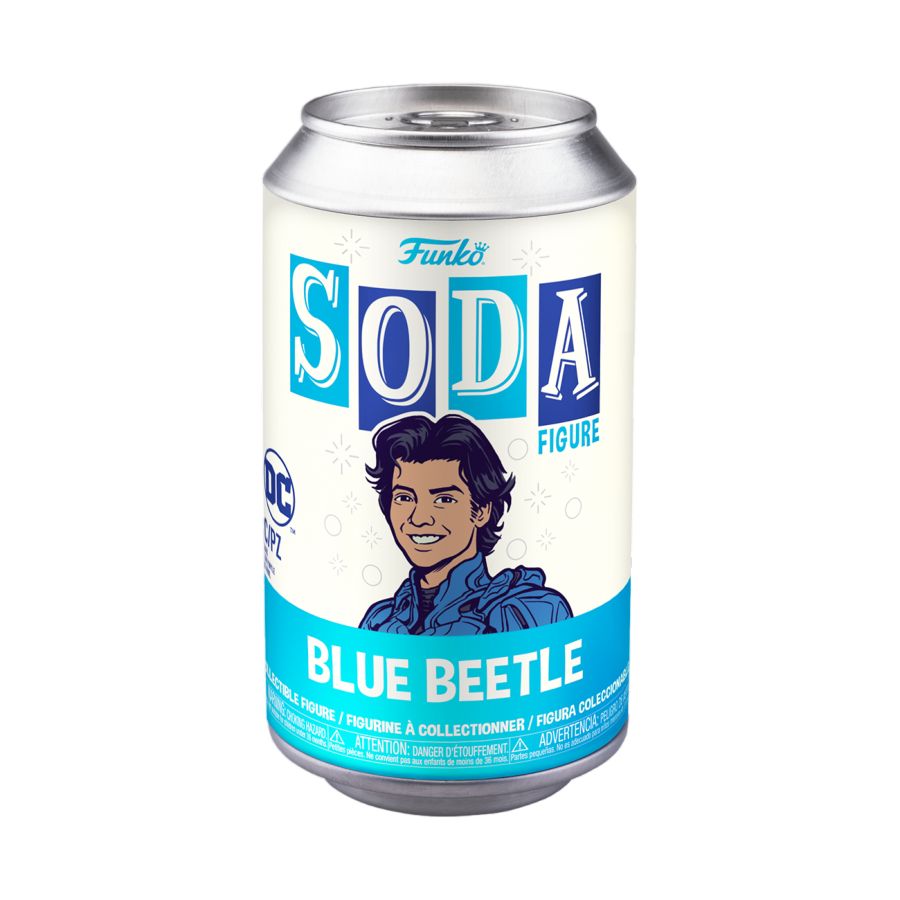 Blue Beetle (2023) - Blue Beetle Unmasked Vinyl US Exclusive Soda