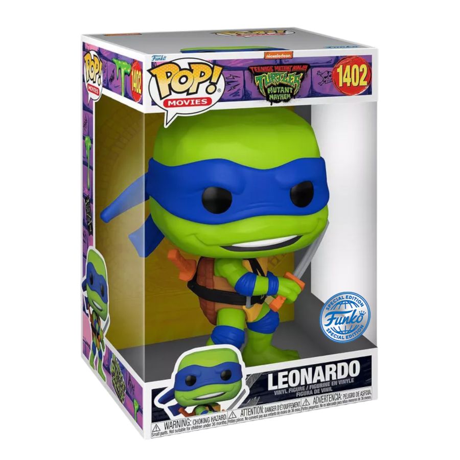 Teenage Mutant Ninja Turtles: Mutant Mayhem - Leonardo US Exclusive 10" Pop! Vinyl