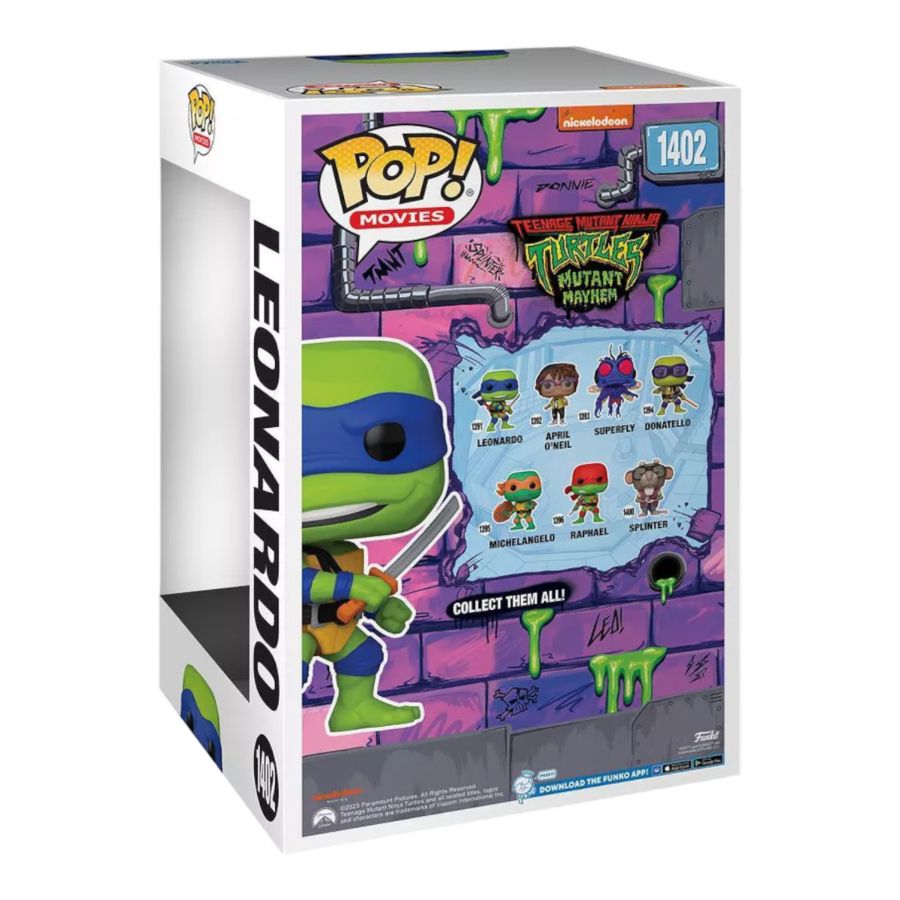 Teenage Mutant Ninja Turtles: Mutant Mayhem - Leonardo US Exclusive 10" Pop! Vinyl
