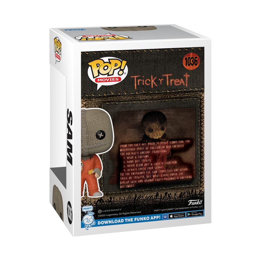 Trick R Treat - Sam with razor US Exclusive Flocked Pop! Vinyl