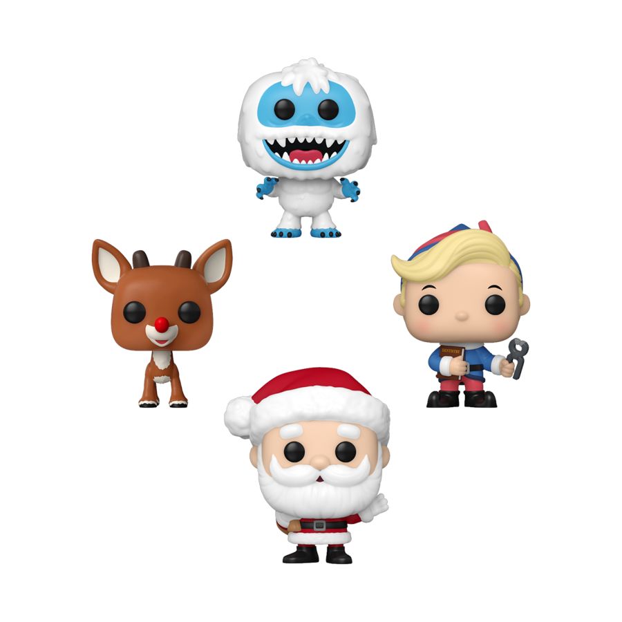 Rudolph - Tree Holiday US Exclusive Pocket Pop! 4-Pack Box Set