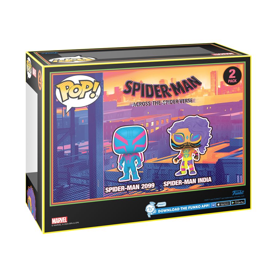 Spider-Man: Across the Spider-Verse - Spider-Man 2099 & Spider-Man India US Exc Pop! 2-Pack