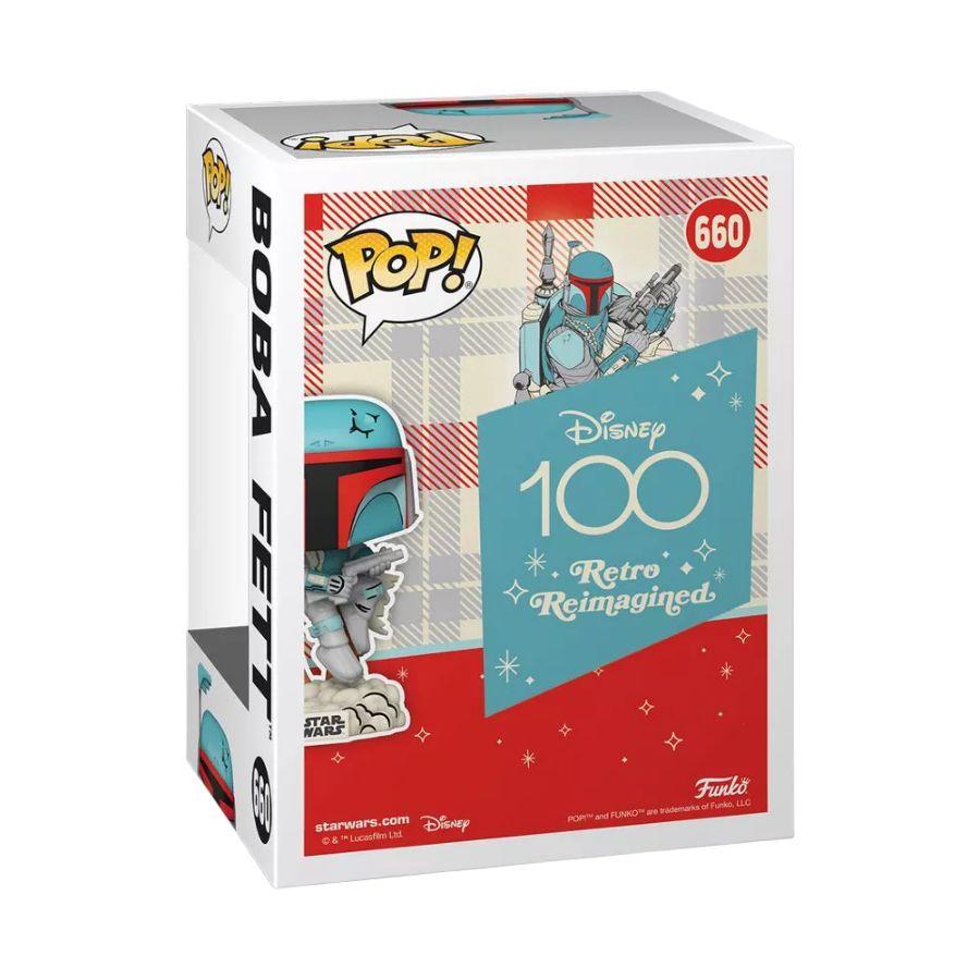 Star Wars: D100 - Boba Fett Retro Reimagined Pop! Vinyl