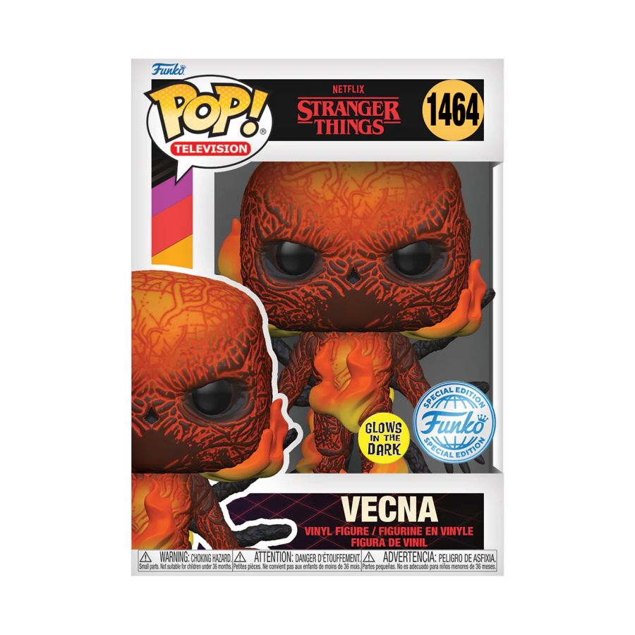 Stranger Things - Vecna US Exclusive Glow Pop! Vinyl