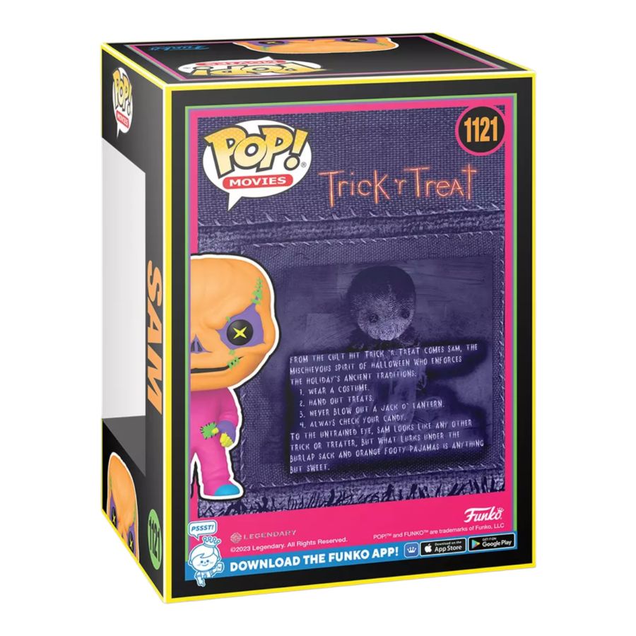 Trick R Treat - Sam US Exclusive Blacklight Pop! Vinyl
