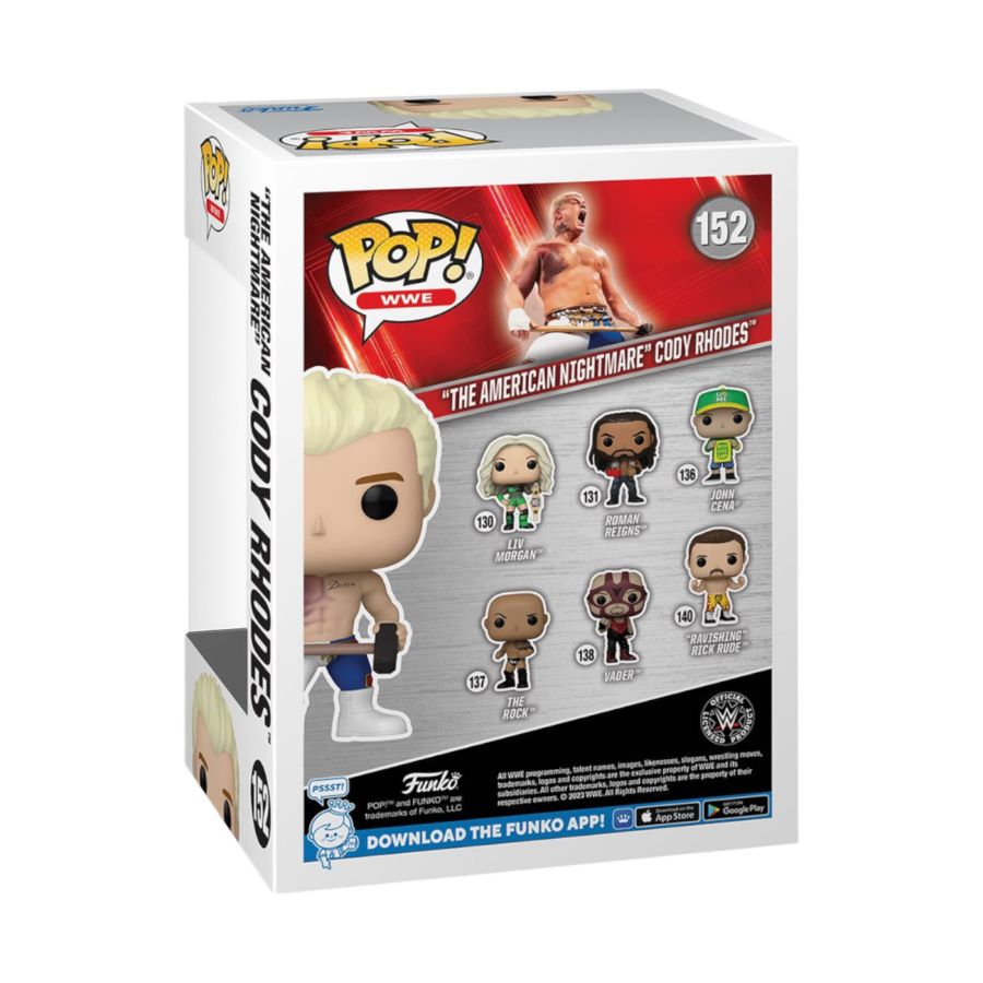 WWE - Cody Rhodes Pop! Vinyl