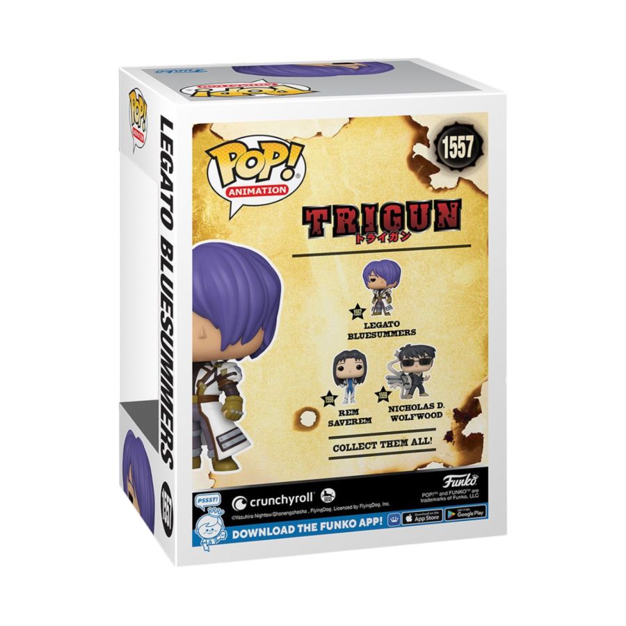 Trigun - Legato Bluesummers Pop! Vinyl