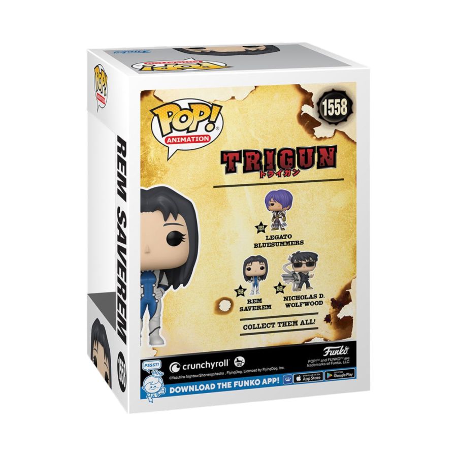 Trigun - Rem Saverem Pop! Vinyl