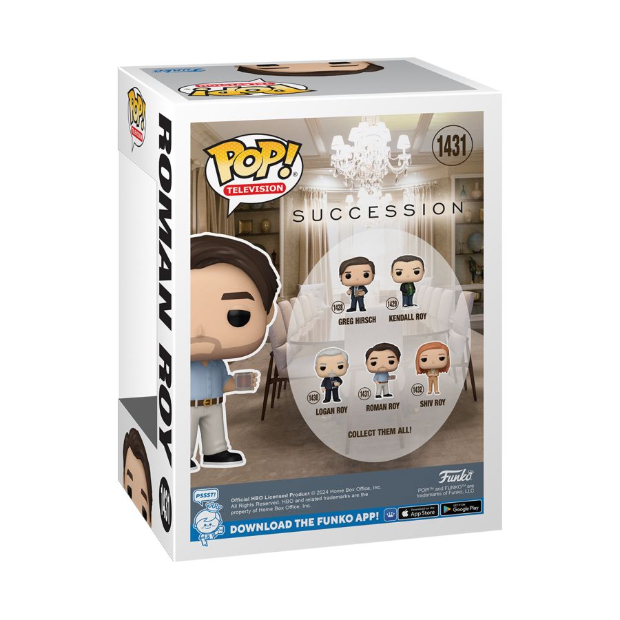 Succession - Roman Roy Pop! Vinyl