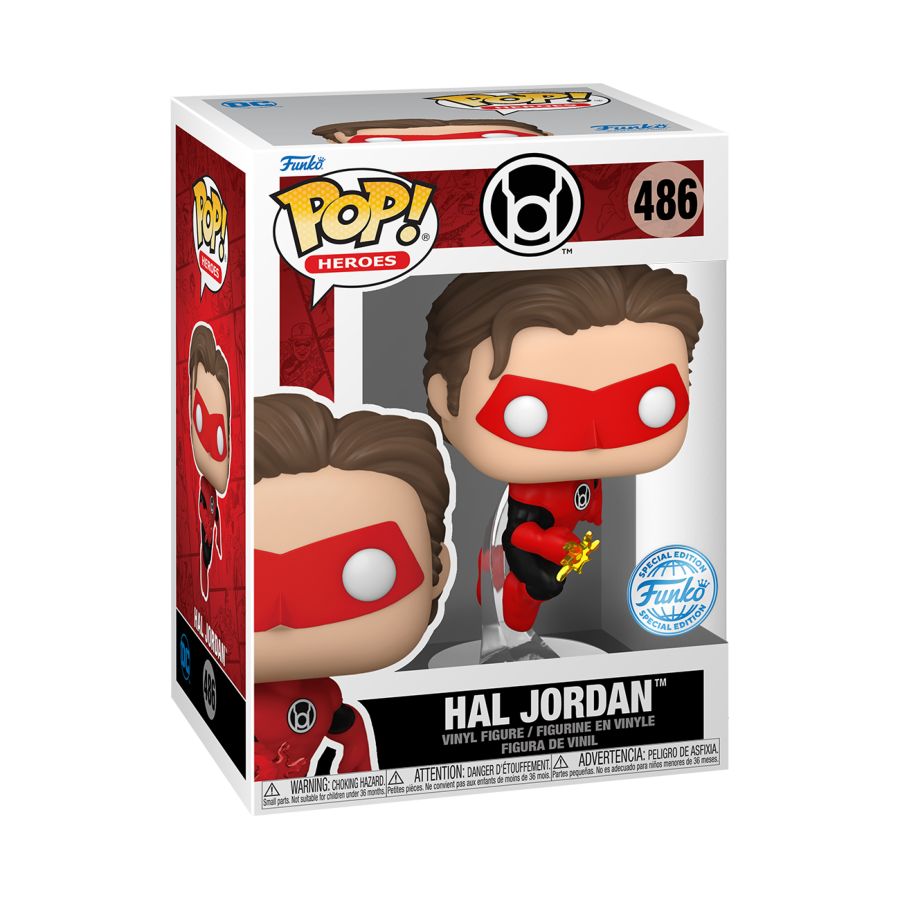 DC Comics - Hal Jordan (Red Lantern) US Exclusive Pop! Vinyl