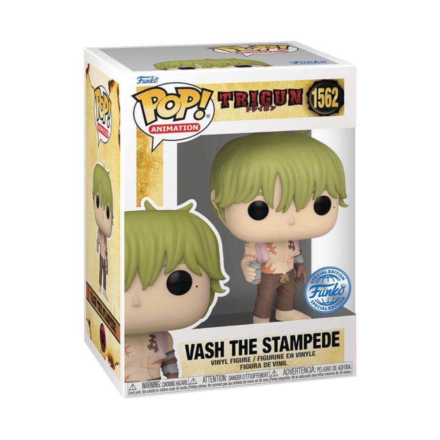 Trigun - Vash the Stampede (Shirtless) US Exclusive Pop! Vinyl