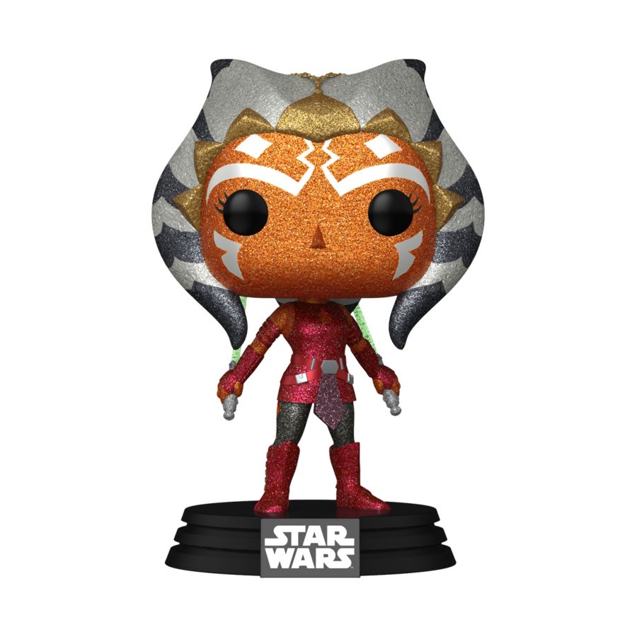 Star Wars Clone Wars Ahsoka Tano US Exclusive Diamond Glitter Pop! Vinyl Ozzie Collectables