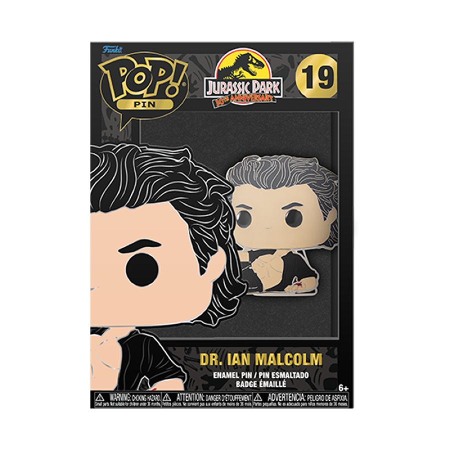 Jurassic Park - Dr. Ian Malcolm 4" Enamel Pop! Pin
