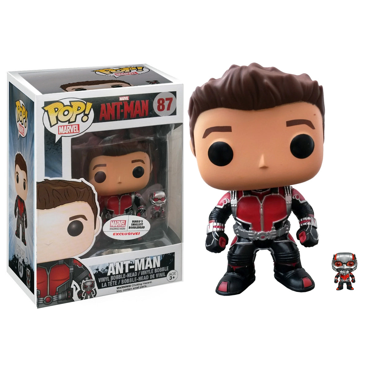 Ant-Man - Ant-Man (Unmasked) Marvel Collector Corps Pop! Vinyl #87