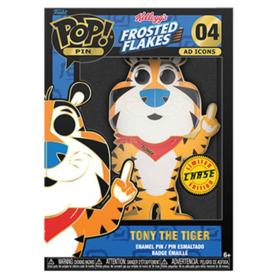 Frosted Flakes - Tony the Tiger 4" Pop! Enamel Pin