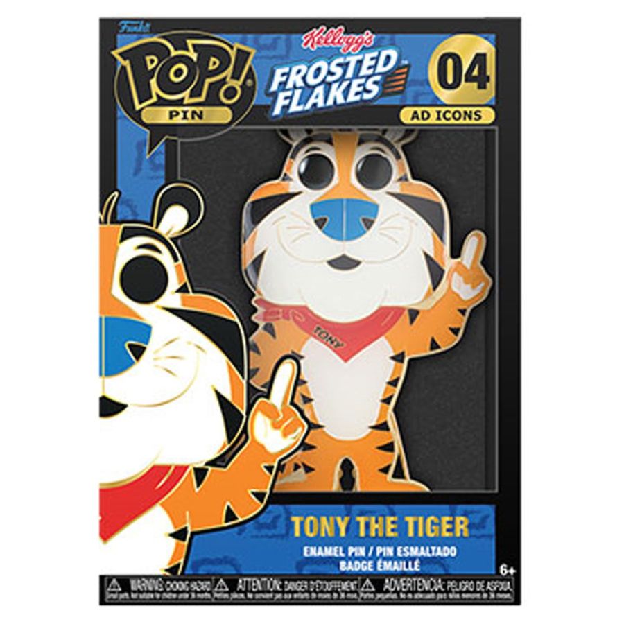 Frosted Flakes - Tony the Tiger 4" Pop! Enamel Pin