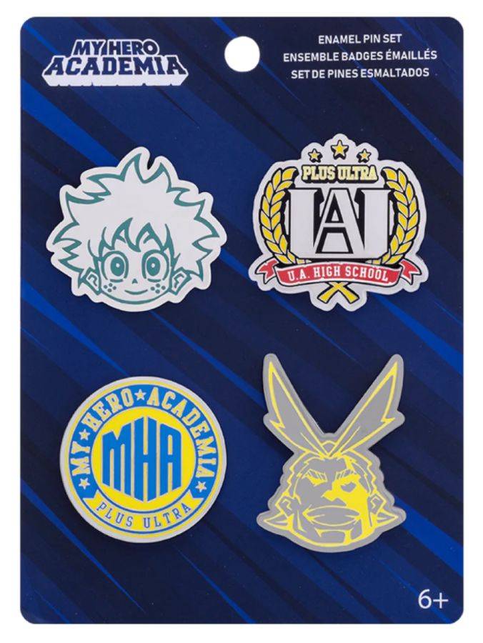 My Hero Academia - UA High School Pin 4-Pack