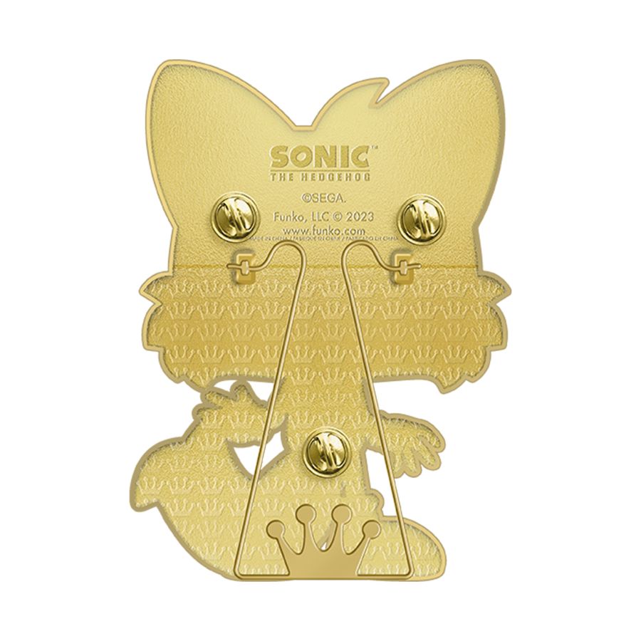 Sonic the Hedgehog - Super Tails Glow Enamel Pop! Pin