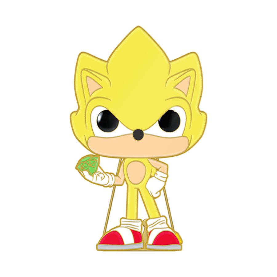 Sonic the Hedgehog - Super Sonic Glow Enamel Pop! Pin