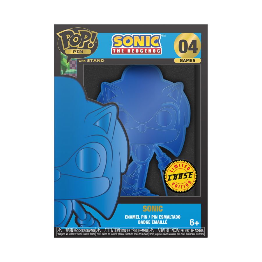 Sonic the Hedgehog - Sonic Glow Enamel Pop! Pin