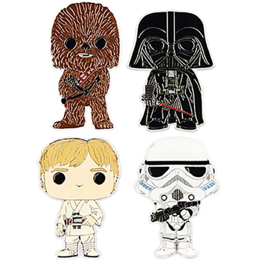 Star Wars - Character Enamel Pin 4Pk