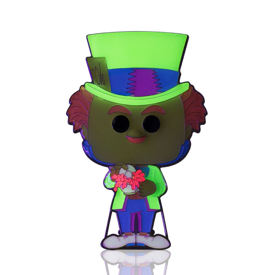 Alice in Wonderland (1951) - Mad Hatter Glow Blacklight Pop! Pin