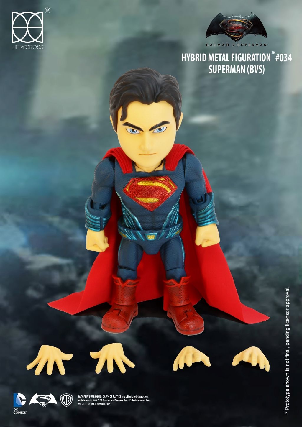 Batman v Superman: Dawn of Justice - Superman Hybrid Metal Figuration - Ozzie Collectables