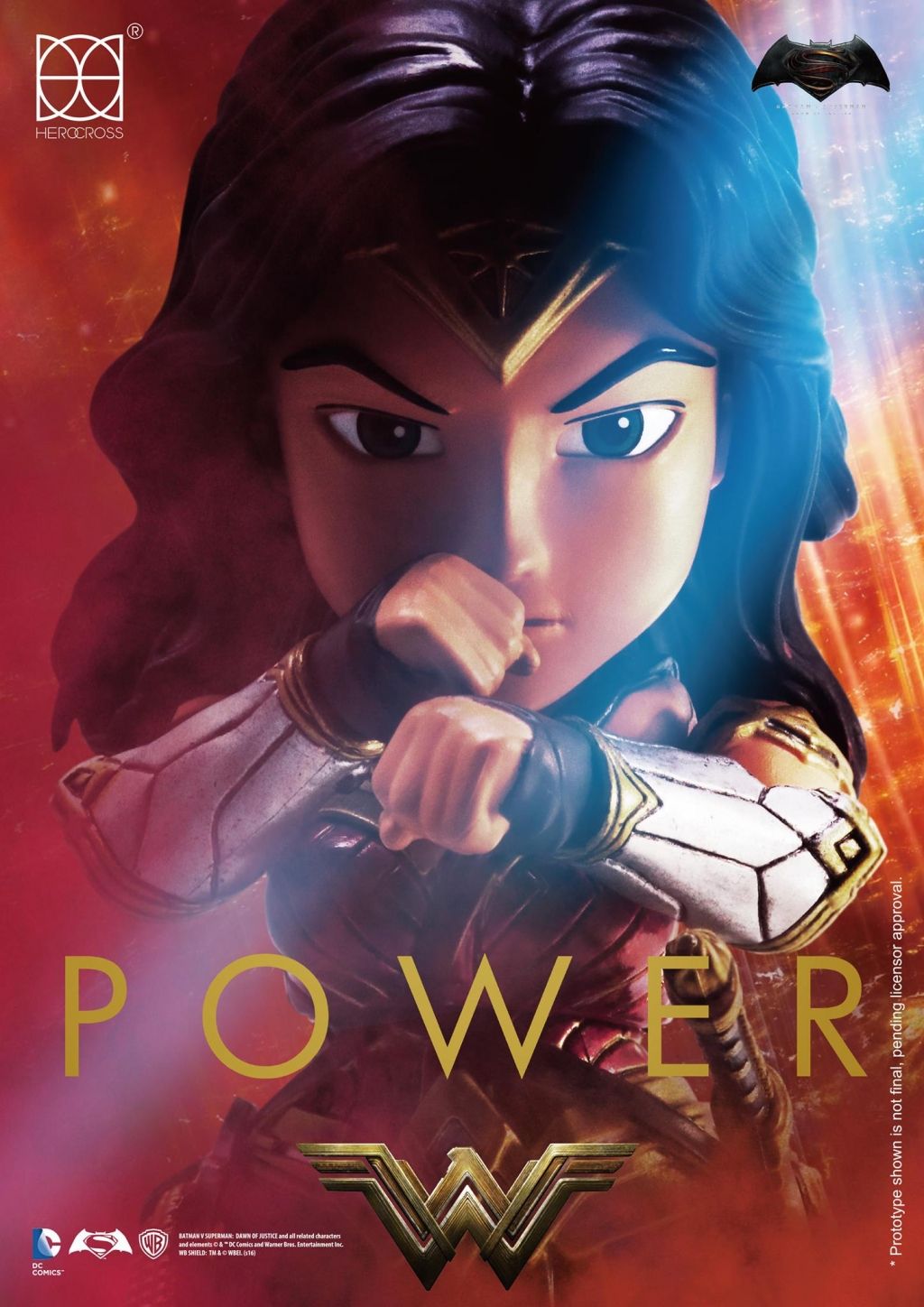 Batman v Superman: Dawn of Justice - Wonder Woman Hybrid Metal Figuration - Ozzie Collectables