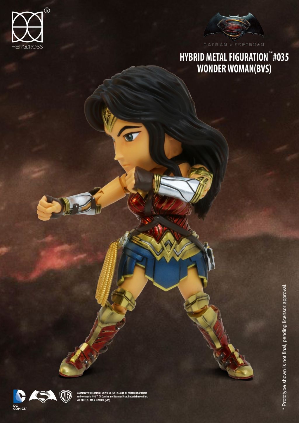 Batman v Superman: Dawn of Justice - Wonder Woman Hybrid Metal Figuration - Ozzie Collectables