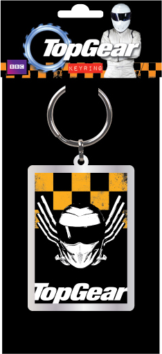 Top Gear - Yellow and Black Keyring - Ozzie Collectables